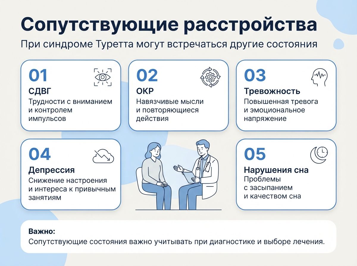 Лечение синдрома Туретта в Гае инфографика